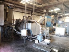 Wash Line, Reg-Mac, Wash Line, 1500 lb/hr, sink/float, shaker table, spin dry, conveyor, Control panel
