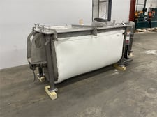 36 cu.ft. Hayes & Stolz, HP36-0610, Paddle Blender, Stainless Steel, 1000 lb. @ 40 lbs/cu.ft. capacity, 76" L