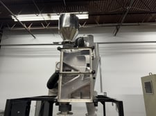 Pelletron #P10, Deduster w/Dust Beater, 1000 lb./hr., 134" total height on stand, 230 V
