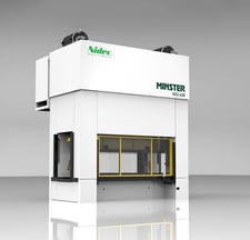 710 Ton, Minster #GS2-630-365x150, SSSC 2-pt servo press, 15.7" stroke, 33.5" Shut Height, 105 SPM, 59" x143"