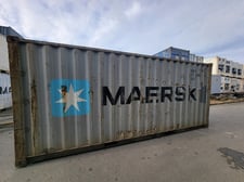 20' Grey standard shipping continer, Maersk MSKU7274586