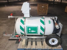 Hughes #STD-40K/45G Emergency mobile safety showers w/eye wash, like new