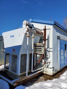 125 HP Ariel #JGM-2, reciprocating compressor w/VRU vane, Teco 4F4200L16CHZ, 2-stages, 1997