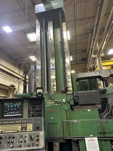 6" Giddings & Lewis #G60TX, CNC table type horizontal boring mill, G & L Numeripath Control, 60" x144" table
