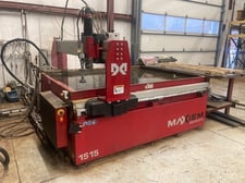 Omax #Maxiem-1515, CNC waterjet, brushless servo motors, 20 HP, 50000 psi, 2011