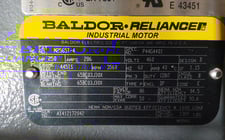 250 HP 3560 RPM Baldor-Reliance, Frame 445TS, DP, continuous duty, 1.15 service factor, 460 Volts
