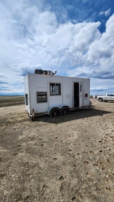 230 HP Mycom #G160S-M, screw compressor, 1-stage, Chev 454, 1999