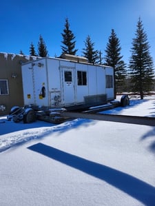 270 HP Mycom #160VLRD-222, screw compressor, 1-stage, Cat 3306, 2000