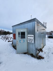 95 HP Frick XJF151N, screw compressor, 1-stage, 1800 RPM, Caterpillar 3306, 2001