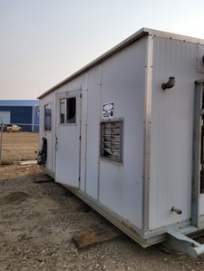 95 HP Gardner Denver #SSHG99D, screw compressor, 1-stage, 1800 RPM, Caterpillar G3304, 2001