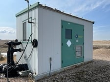 95 HP Gardner Denver #SSHG99B, screw compressor, 1-stage, 1800 RPM, Caterpillar 3304, 2003