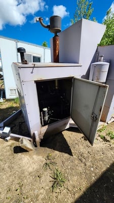 Tamrotor #E12, screw compressor, 1-stage, Trailer Brittania BR30AT, 2002