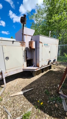 75 HP Tamrotor #E12, rotary vane compressor, 1-stage, Kem Power 4 cyl, Brittania BR30AT, 2002