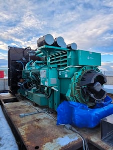 2250 KW Cummins #DQKH, diesel generator set, 480 Volts, 3-phase, 3250 HP @ 1800 RPM, QSK60-G9 engine