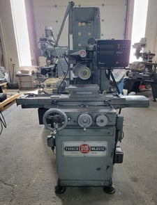 6" x 18" Parker, surface grinder, electromagnetic chuck with chuck control, 1 HP, one shot lube system