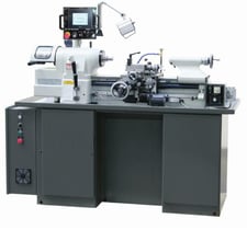11" x 18" Cleveland #C618EVSDT, engine lathe with digital threading, 1.25" spindle bore, 6" swing over cross