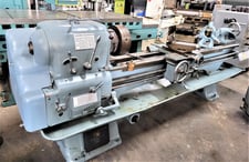 17" x 60" Colchester engine lathe, 3-jaw 12" chuck, 3" spindle bore, tailstock, tool post, coolant system