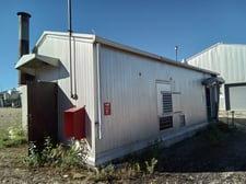 Mattei #C-64-M, rotary vane air compressor & package, 150 psig, PASC C, enclosure, skid, 1979 AS-IS