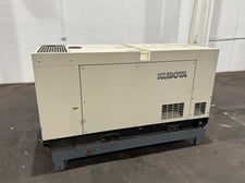 Kubota #SQ-33, diesel engine generator, continuous operation
