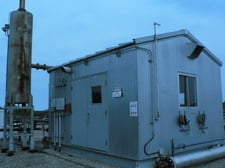 400 HP Geminis #FE-332D-2, reciprocating compressor, 2 throw, Caterpillar #3408TA engine, Air-X-Changer