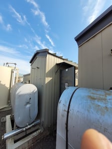 16" Sweet Vertical Separator, 60 bbl coated tank, 1480 psi, 2004