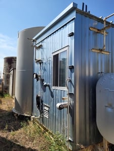 16" Sweet Vertical Separator, w/ 200 bbl partially coated tank, 1440 psi, 2005