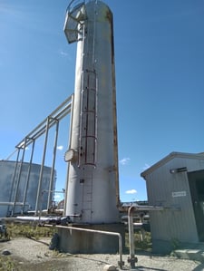 96" Sour Vertical Separator, 2-phase, 14 psi, 1979