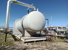 144" Sour Horizontal Inlet Separator 3 -phase, 100 psi, 2004