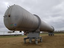 79780 Gallons, Dominion Bridge, 125 PSI Bullet, 132" x 114.417' horizontal vessel, 1974