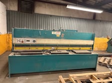 1/4" x 10' Adira #GHS-0630, hydraulic shear, 29" self positioning Back Gauge, 12" throat, adj stroke, 16