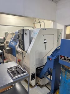 Ikegai #Genesis-1208, CNC lathe, 21.8" swing, 8" chuck, 2" bar, 5000 RPM spindle, 20 HP, 12 stations, Fanuc
