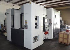 Okuma #MB-5000H, CNC horizontal machining center, 29.9" X, 29.9" Y, 29.9" Z, 50-15000 RPM, 30/22 HP, 64