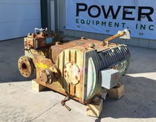 Union #TX-125, triplex pump, 5" stroke, 125 HP, 7.118:1 ratio, wing guided valves, complete