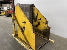 Econo Lift #SD48-20, Dumper, 2000 lb. capacity, 36" Size, 48" Tip height, 67" Overall Height, 1 HP, 110 V