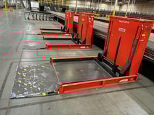 2500 lb. Presto #P4-25-4348-LPT, floor level pallet lift load leveler turntable, 44" x 48" platform (7