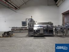 Stealth MGS Horizontal Cartoner, powered carton magazine, feed belt, glue closure, Nordon gluer, PLc