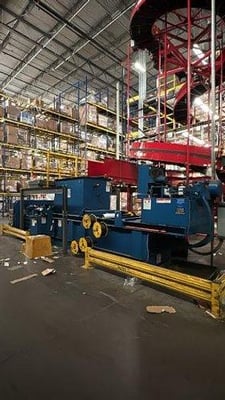 Balemaster #4830G-8 (EO-840), horizontal automatic tie baler, 60' x 40" feed opening, 30 HP, 2017