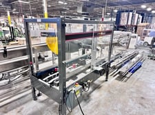 Little David #CF-25T, #LD-16A, case erector & sealer, 2" tape head width, 6-14" width x 6-16" L, 4-12" H, 14