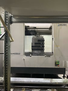 Okuma #Millac-800VH, 80 automatic tool changer, 40" X, 40" Y, 40" Z, 32" x 32" 2APC, 10000 RPM, CAT 50 taper