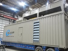 925 KW Caterpillar #3516, Natural Gas generator set, fully enclosed, rooftop coolers, 480 Volts