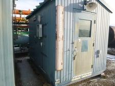 12' x 8' x 9.7' MCC Building, self-framer lined w/ plywood, 1999