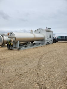 2.5 MMBTU/hr Alco, Sour Line Heater, 4" coil diameter, 400 psi, 400&deg;F, 24" stabilization tower, 2010