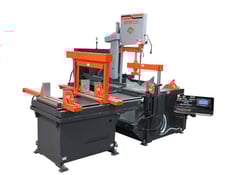 24" x 31" Hemsaw #V140HA-60-CTS, automatic vertical tilt-frame production bandsaw, 1-1/2" x 20' 0" x .050"