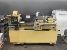 13" x 45" Bridgeport Romi #13-5, engine lathe, 1-3/8" bore, inch/metric, D1-3, Steady Rest, 1983