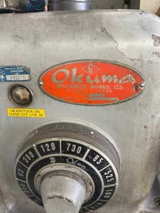21" x 59" Okuma #LS, engine lathe, 12" 3-jaw chuck, 2" bore, 10 HP