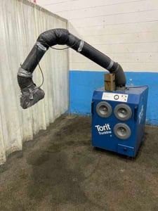 Torit Trunkline #Easy-Trunk, portable welding fume, 750 cfm, 6" hose diameter, 6-1/2' hose length