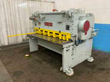 3/16" x 6' Lodge & Shipley #0306-SL, power squaring shear, 36" front operated power back gauge, 60 SPM, 10 HP