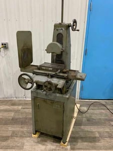 6" x 12" Harig #612, hand feed horizontal surface grinder, 7" x 1/2" grinding wheel, magnetic Control, 2 HP