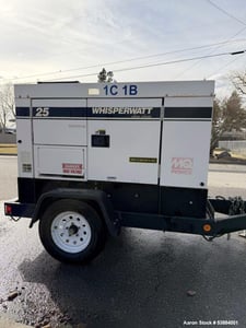 20 kW Multiquip #DCA-25USI2, Trailerized Diesel Generator, 20 kW, 3-Phase, 240/480V., 74 hours