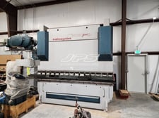 135 Ton, Gasparini #PBS135/3000, hydraulic press brake, 10' overall, 13.78" stroke, 2002